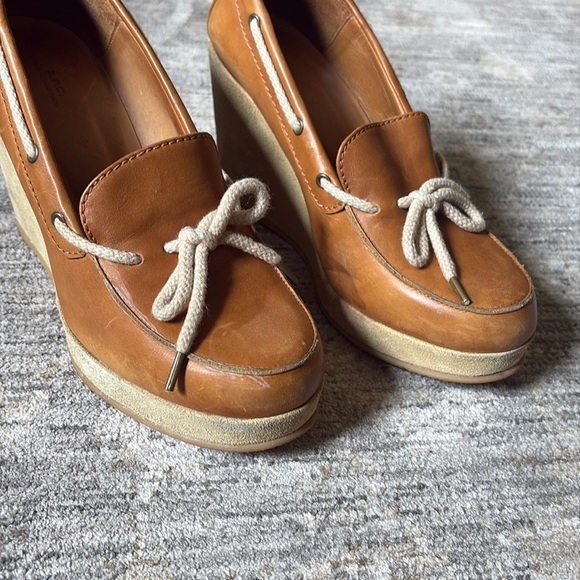 A.P.C. Rue Madame Paris - Brown and Tan Wedge Shoes - size 39 (US 8) - Picture 2 of 9